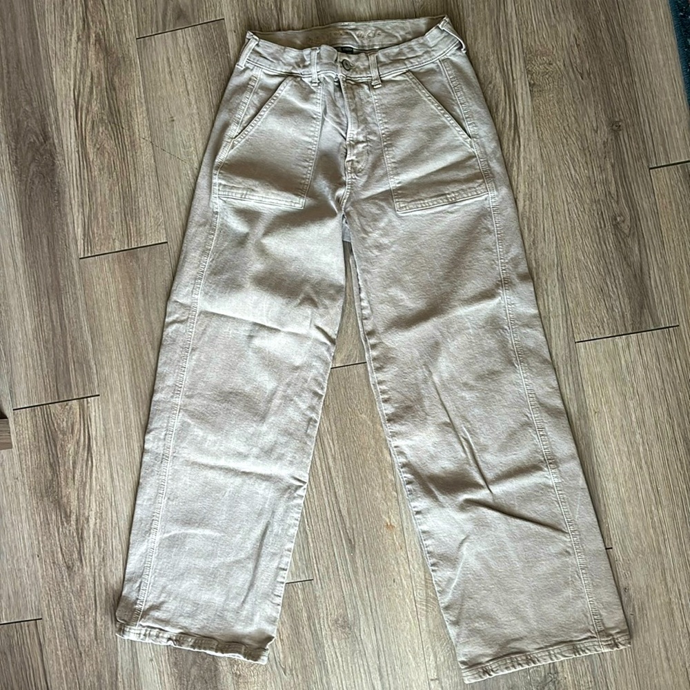Dark Khaki Skater Jeans
